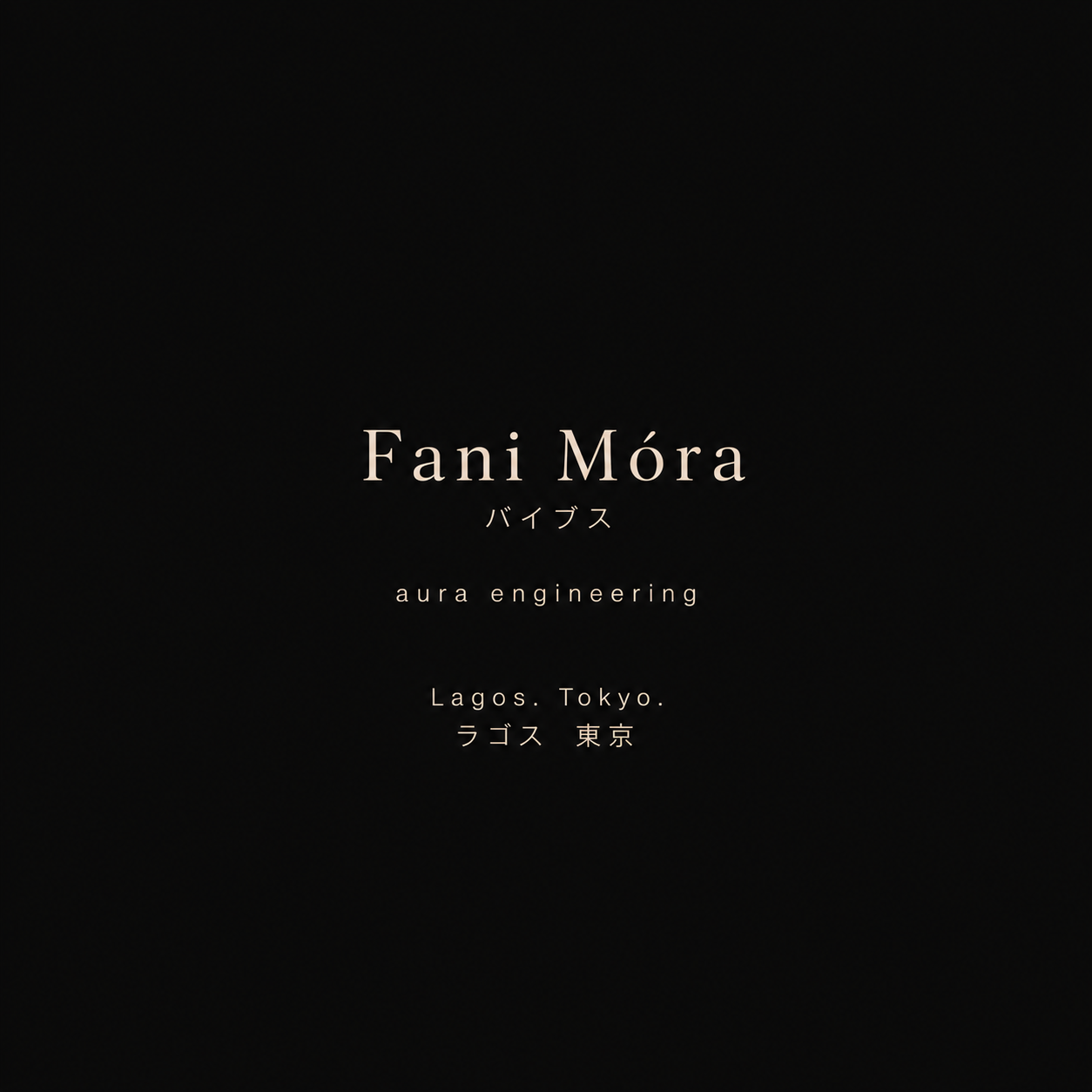 Fani Mora brand design sample